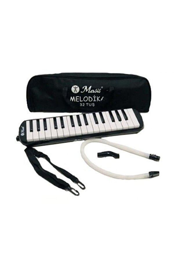 32 Tuşlu Ekonomik Melodika-Siyah - 1