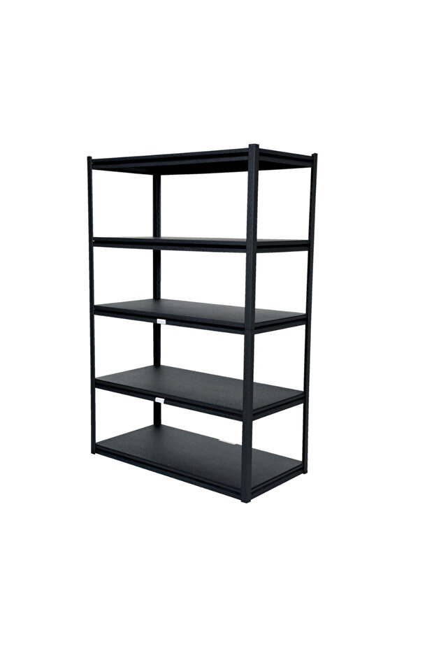 5 Level 120 x 40 x 200 Boltless Rivet Shelving System Metal Storage Rack Warehouse Garage