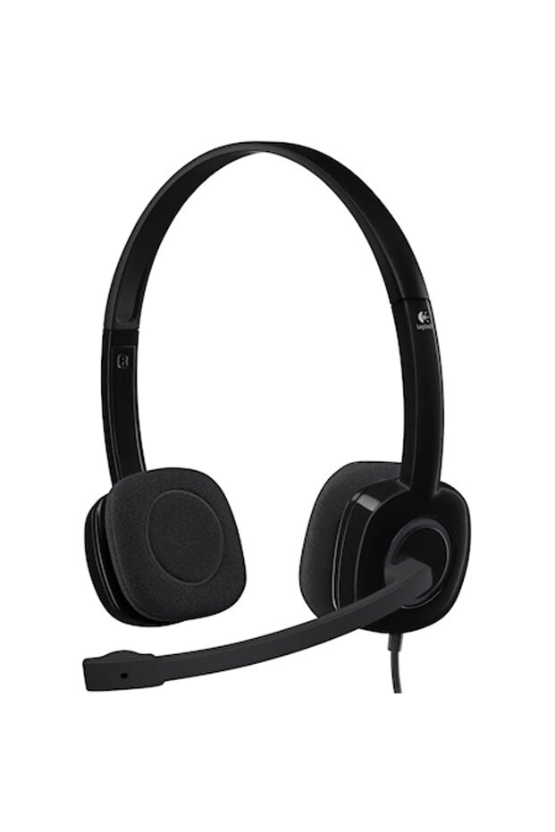H151 Headset with Microphone, Black - 1