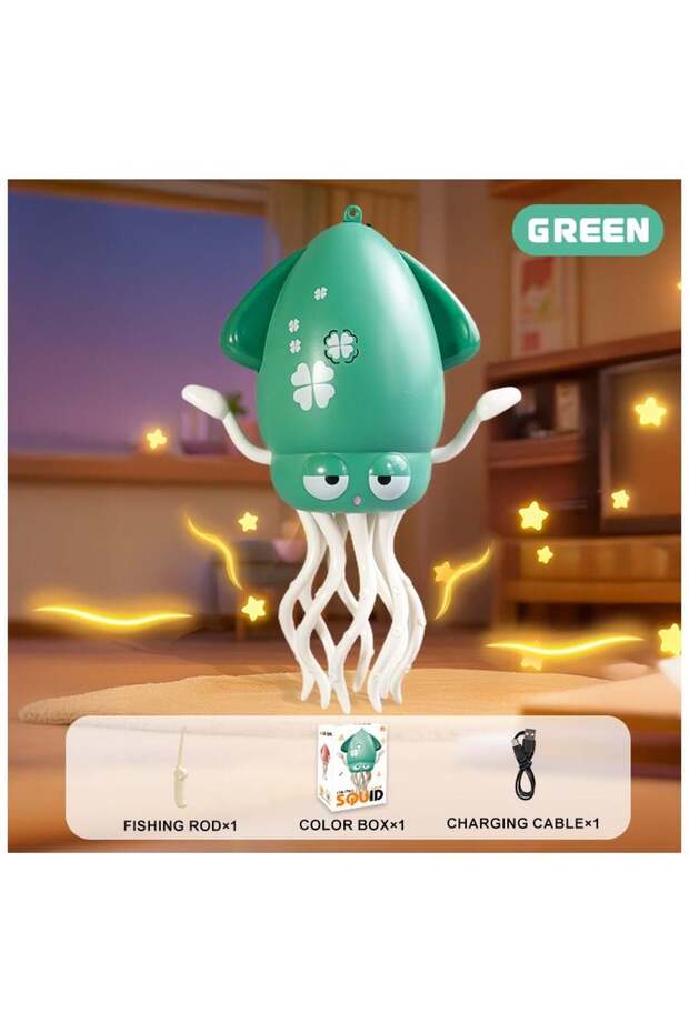 لعبة الأخطبوط الراقص الكهربائي، الأخطبوط الزاحف الراقص الذي يتجنب العقبات تلقائيًا - 1