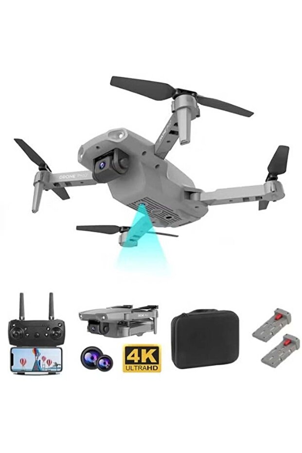 E99 PRO Drone - Professional 4K HD Dual Camera, Automatic Obstacle Avoidance, Foldable Des