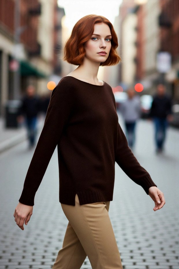 Women's Oversized Boat Neck Thin Knit Sweater a Stylish and Comfortable Choice for Everyday Outfits High Quality