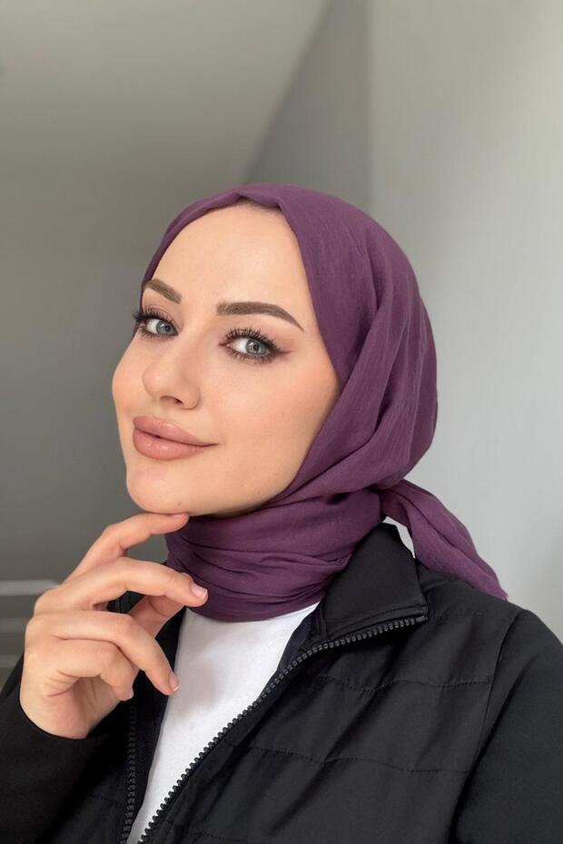 شال قطني طازج بنفسجي