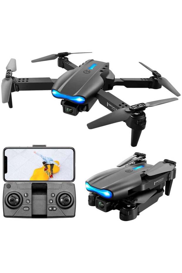 E99 Pro Foldable RC Drone with Dual 4K HD Cameras