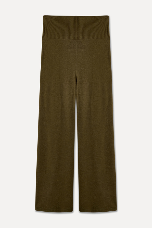 BELİ LASTİKLİ ÖRME PANTOLON - 2