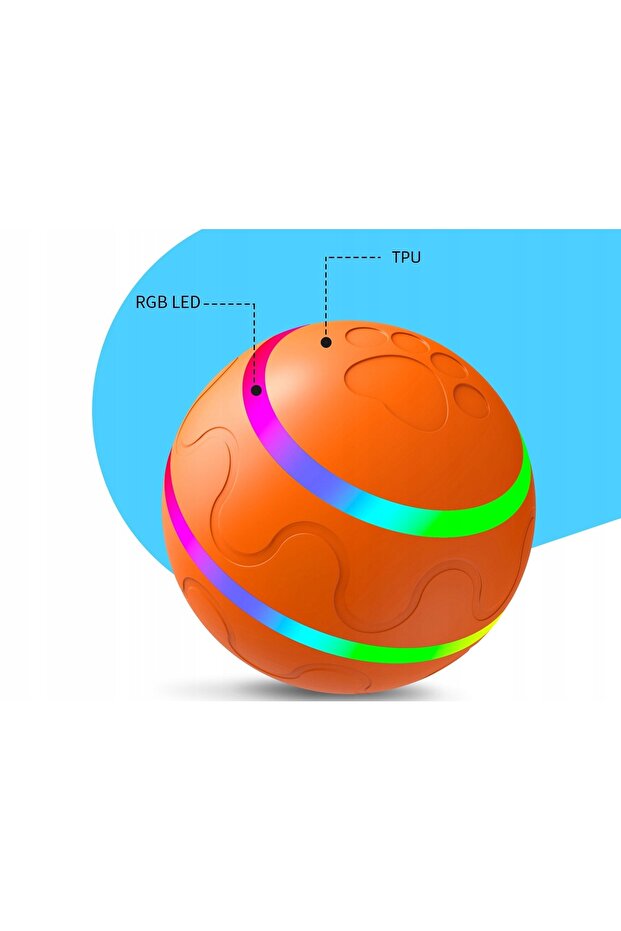 DOG BALL LED USB Remote Control Interactive MOVABLE - 9