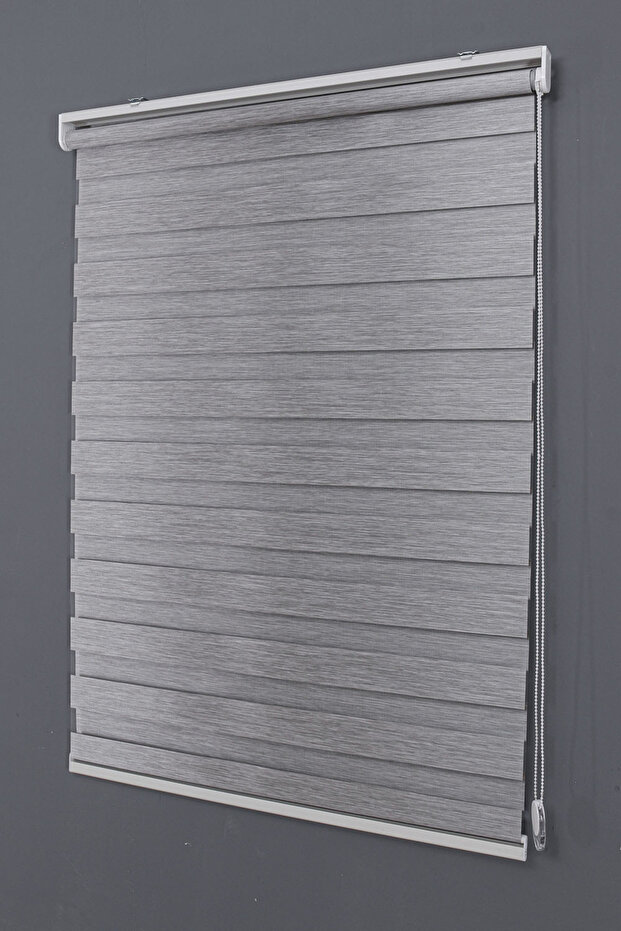 Bambu Zebra Stor Perde – Gri 07 - 3