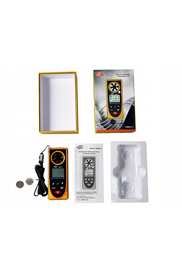 ANEMOMETER MULTIFUNCTIONAL ANEMOMETER TEMPERATURE WIND SPEED METER - 5