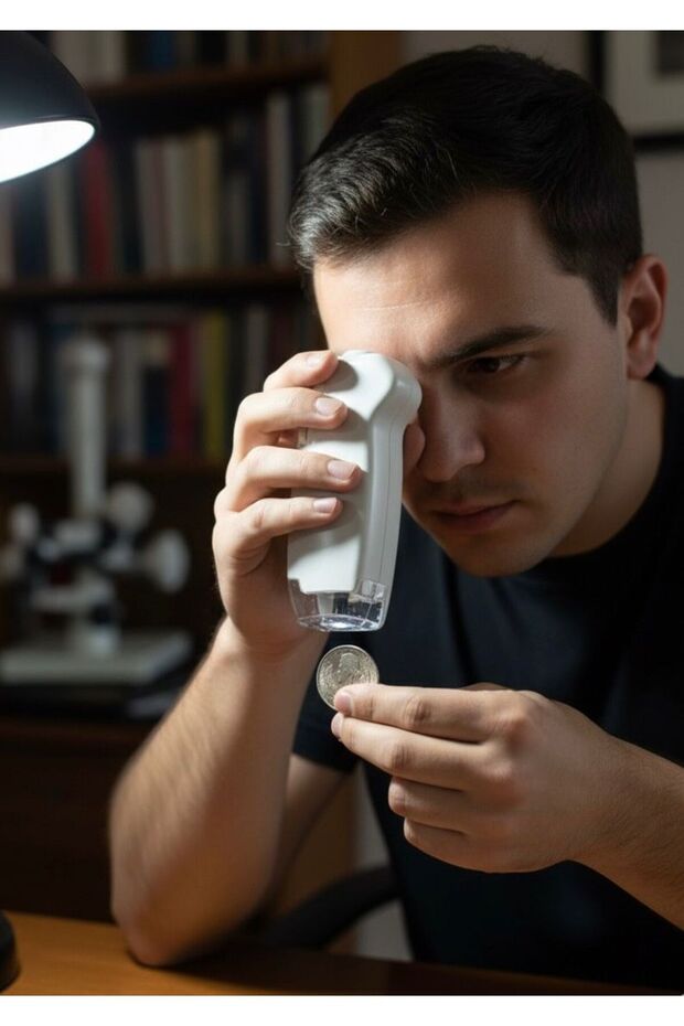 Portable Handheld 150X Pocket Microscope - 1