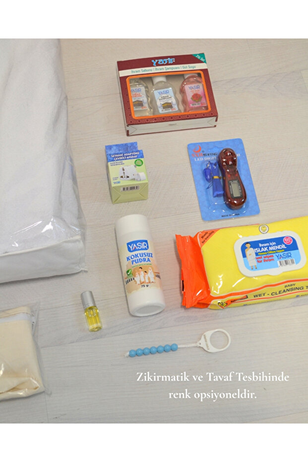 Men's Ihram Set – with Belt with Pockets, Essential Items, Dhikr Mat, Complete Hajj and Umrah Set - 2
