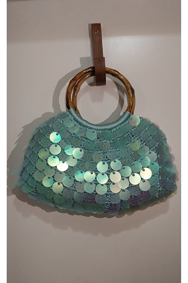 Pullu ışıltılı çanta - 3