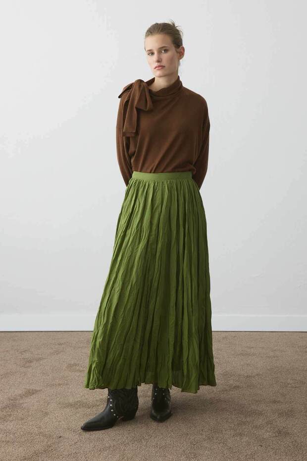 Boho Crash Ada Çayı Etek - 1