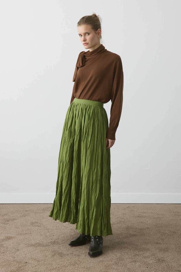 Boho Crash Ada Çayı Etek - 5