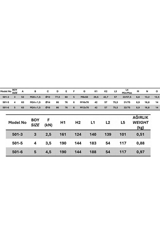 501-6 طقم دفع وسحب بقاعدة أفقية 23823 - 3