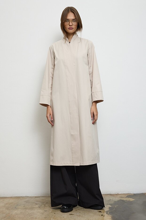 Moon Trençkot Bej - 3