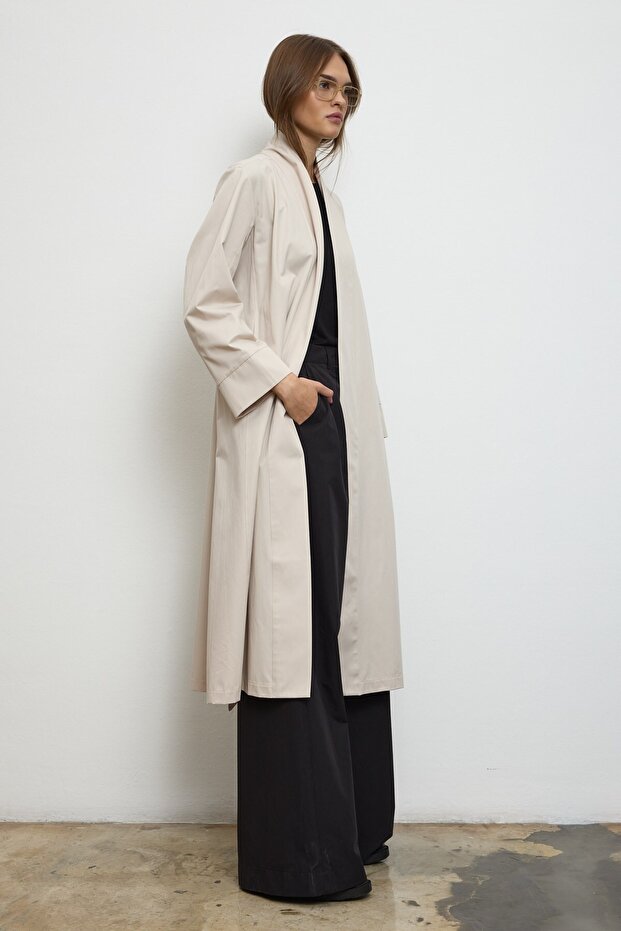 Moon Trençkot Bej - 2