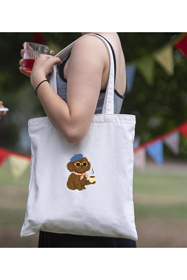 Cute Dog Printed Cloth Bag