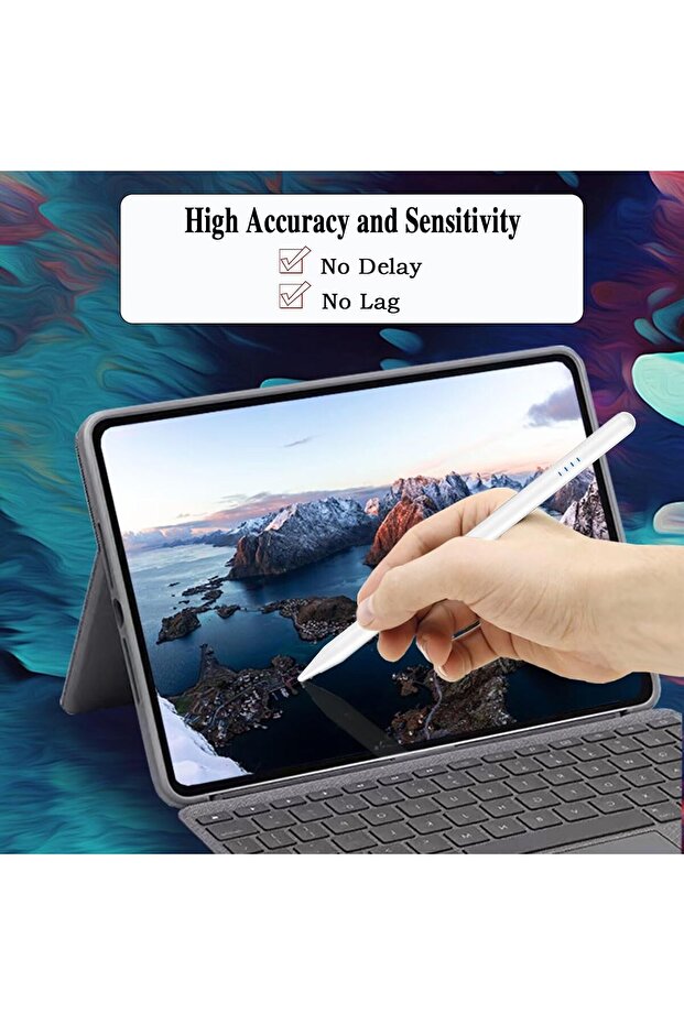 قلم اللمس متوافق مع جميع الأجهزة، قلم الكتابة والرسم لأجهزة iOS وAndroid وWindows والهواتف اللوحية وiPad - 6