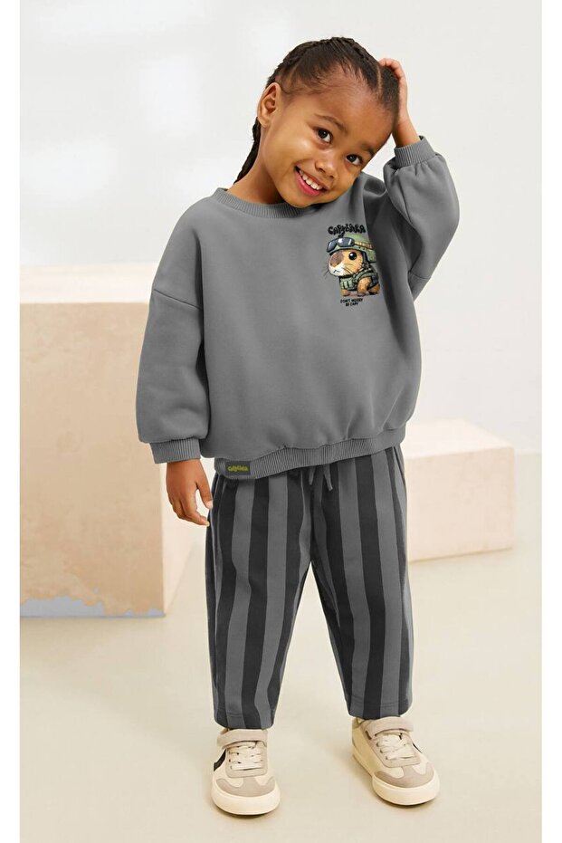 Cappy Bara Bottom Top Long Sleeve Unisex Set 100% Cotton