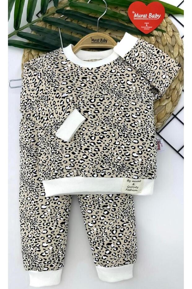 Girl Child Leopard Print Tracksuit Colorful Leopard