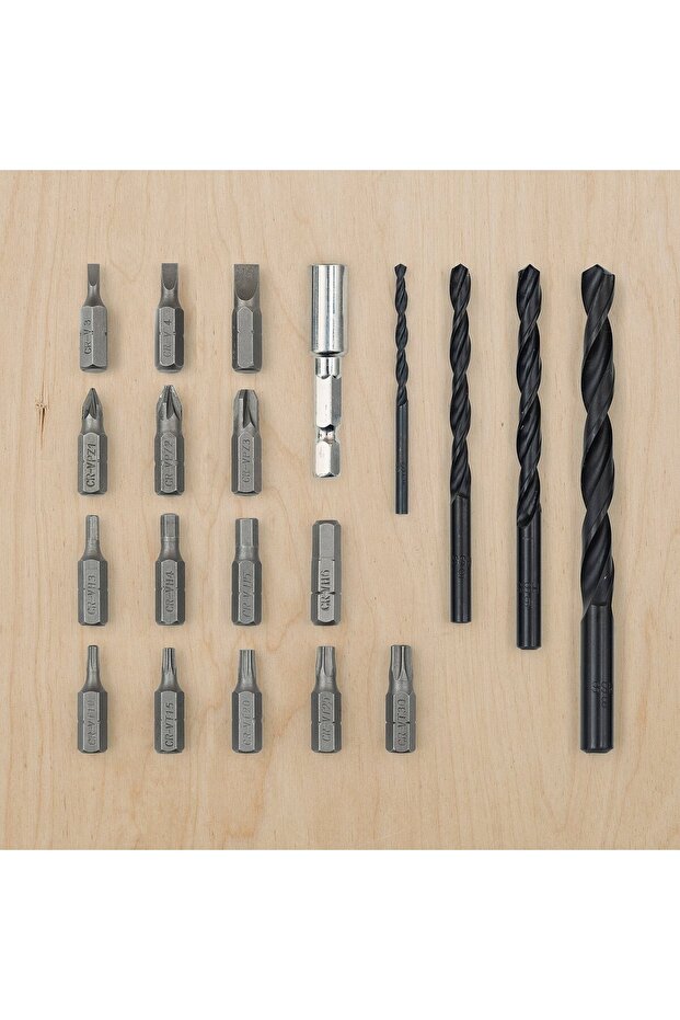 طقم مثقاب وبت مكون من 20 قطعة - 2