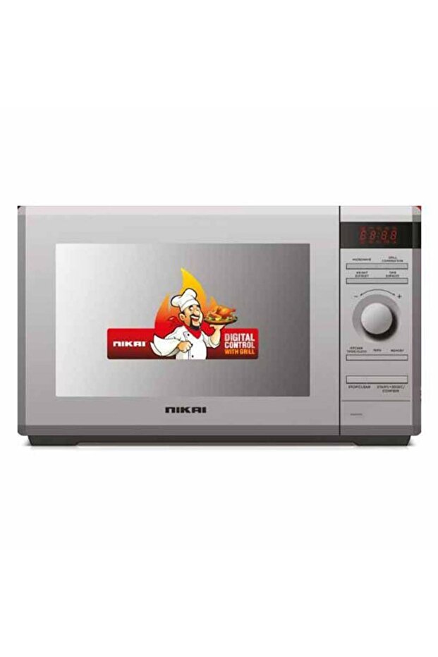 Microwave Oven with Grill 36L 1000W - Digital Control, Child Lock (NMO360MDG)