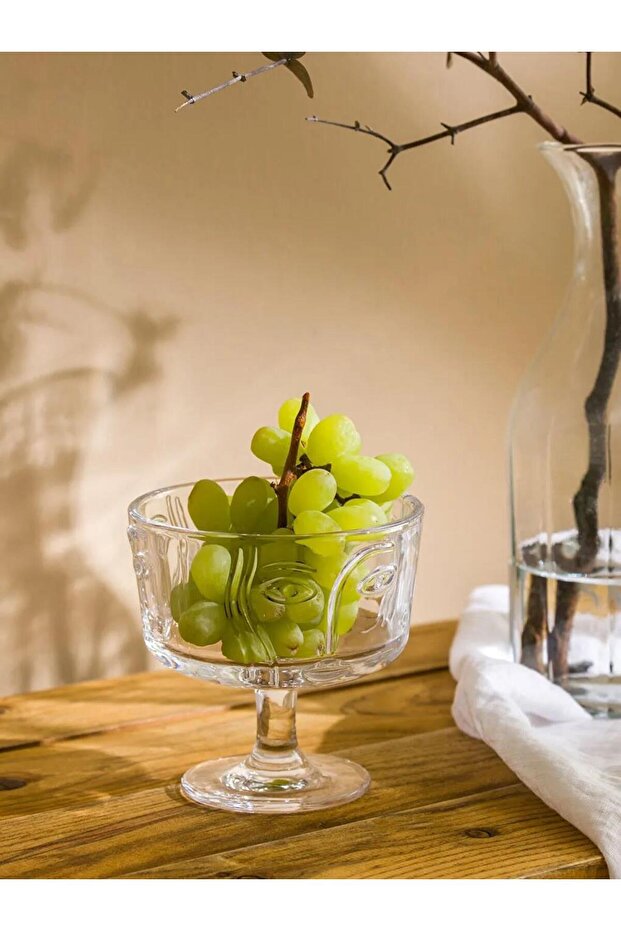 Footed Glass Bowl 11 cm (W5)