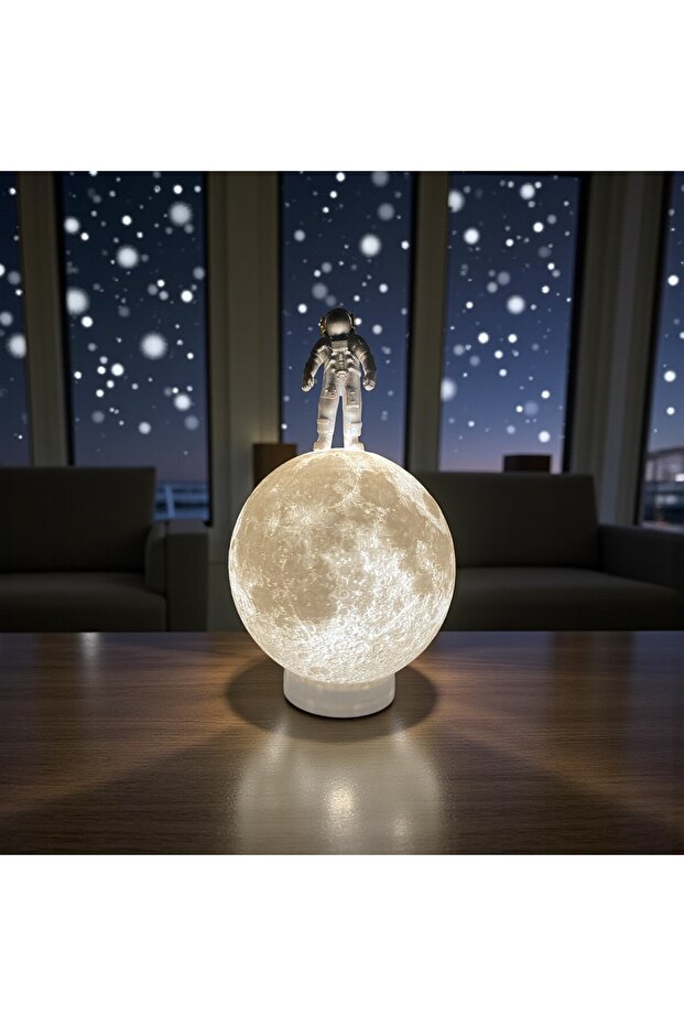 Ay Lambası ve Astronot Figürü - 4