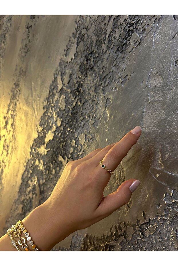 خاتم رفيع مرصع بالأحجار - 2