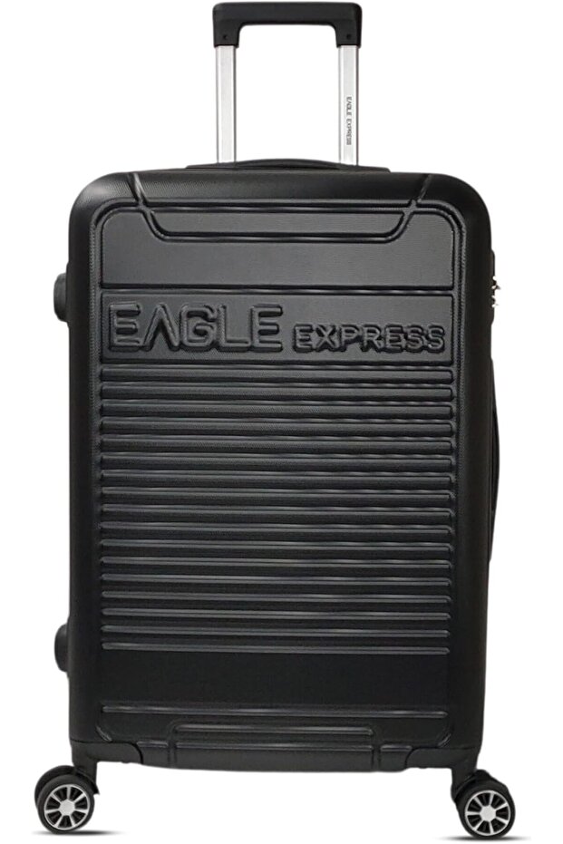 Defender 24" ABS Hard Luggage - Black + 1-Year