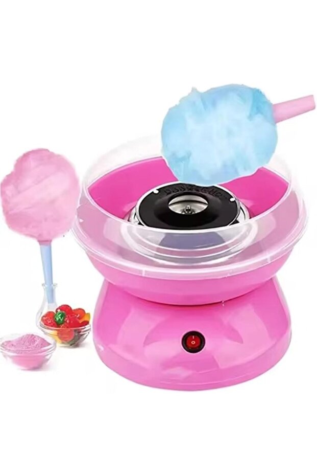 Cotton Candy Machine 450W Mini Electric Sugar Floss Maker with Splash-Proof Bowl