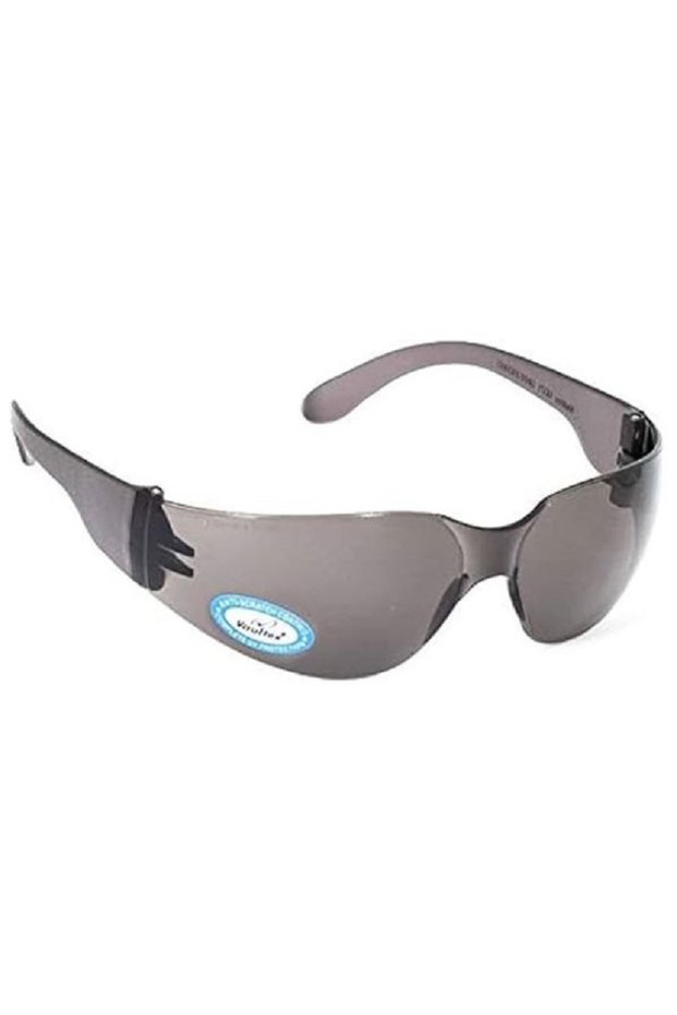 UD 71 Dark Safety Glasses (90960), UV Protection Anti-Scratch Protective Eyewear, Wraparound Dark Lens Work Glasses for Workshop, Construction, Outdoor & DIY Use