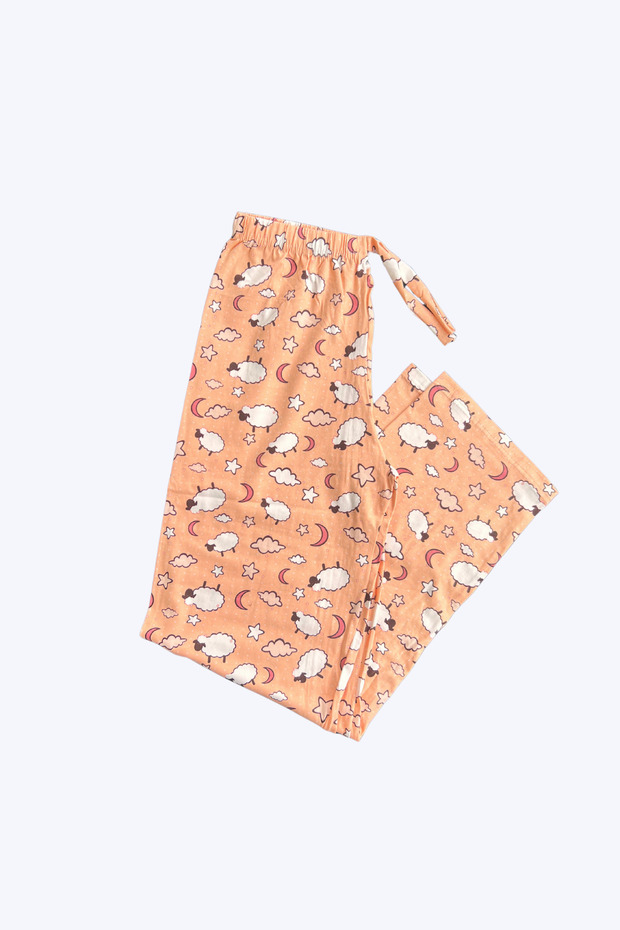 Women's Pajama Bottoms Cotton Kuzucuk Patterned