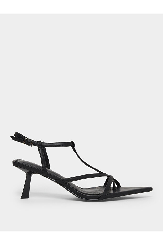 Layne Pointed Toe T-Bar Strap Sandals