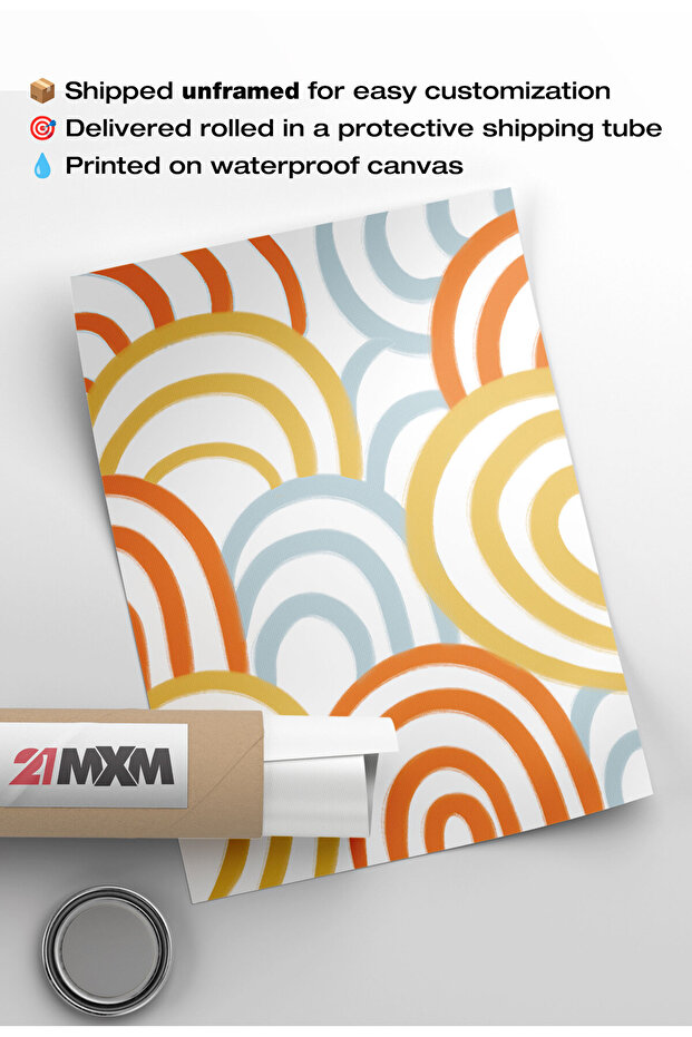 Unframed Boho Style Canvas Poster – Digital Print on Matte Canvas - BOHO 87 - 7