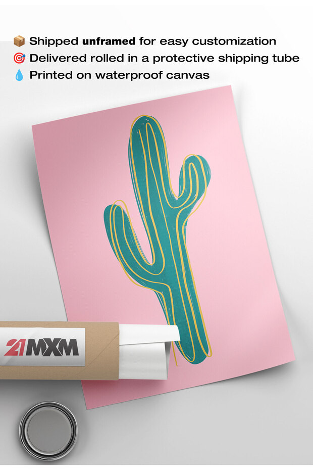 Unframed Boho Style Canvas Poster – Digital Print on Matte Canvas - BOHO 95 - 6