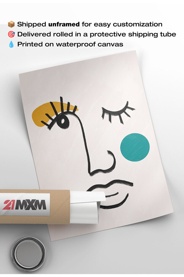 Unframed Boho Style Canvas Poster – Digital Print on Matte Canvas - BOHO 97 - 7