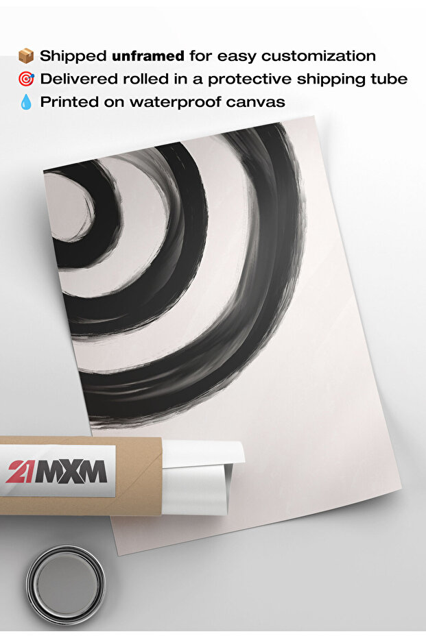 Unframed Boho Style Canvas Poster – Digital Print on Matte Canvas - BOHO 100 - 7