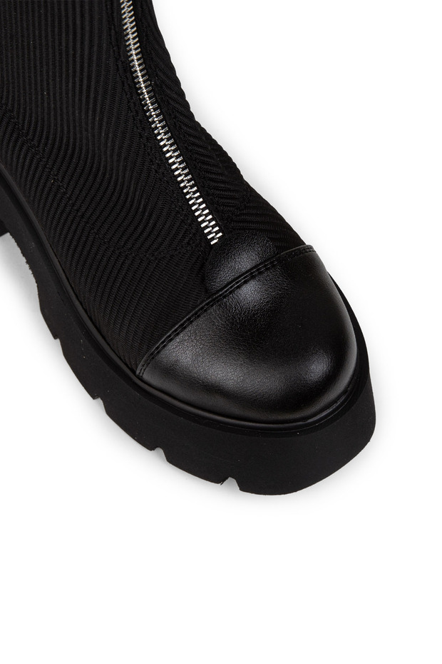 Kadın Siyah Streç Bot - 4