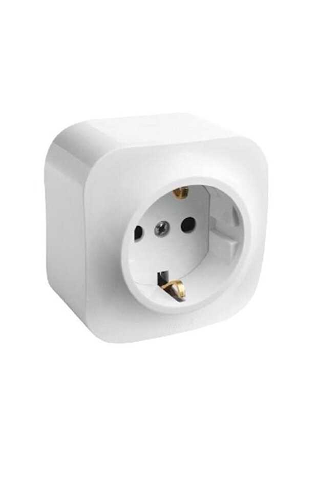 Socket, simple, surface-mounted, surface-mounted, 16A, 782411, Forix smartsystem - 1
