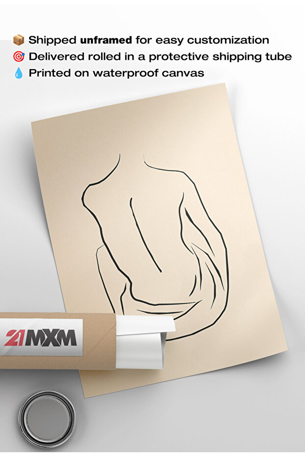 Unframed Boho Style Canvas Poster – Digital Print on Matte Canvas - BOHO 88 - 7