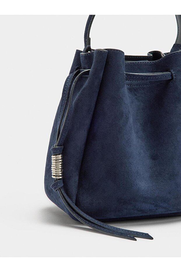 Dokulu Bucket Çanta - 2