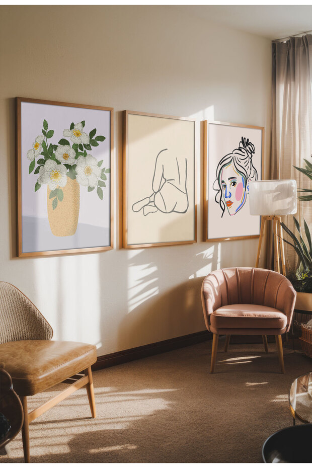 Unframed Boho Style Canvas Poster – Digital Print on Matte Canvas - BOHO 90 - 5