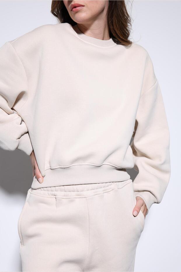 Taş Basic Kadın Sweatshirt - 6