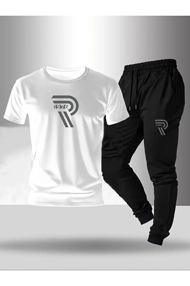 Unisex Printed Oversize Sports Special Design Tracksuit Set