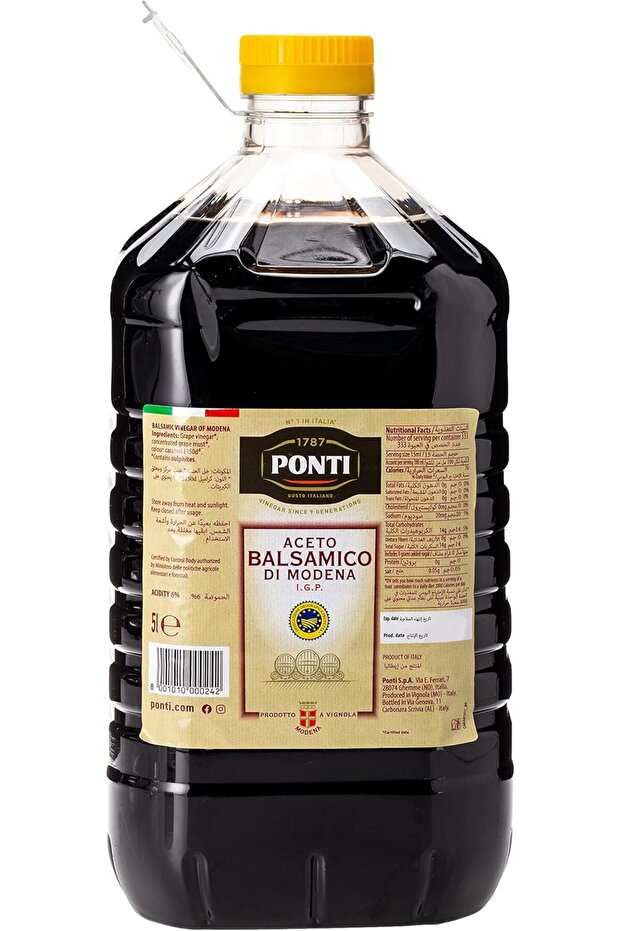 Balsamico DI Modena Vinegar, 5 Ltr