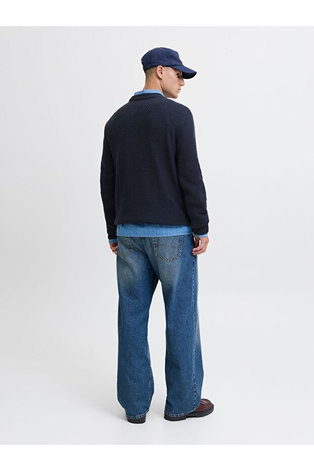 Strickpullover Einfarbig Strickpullover - 3