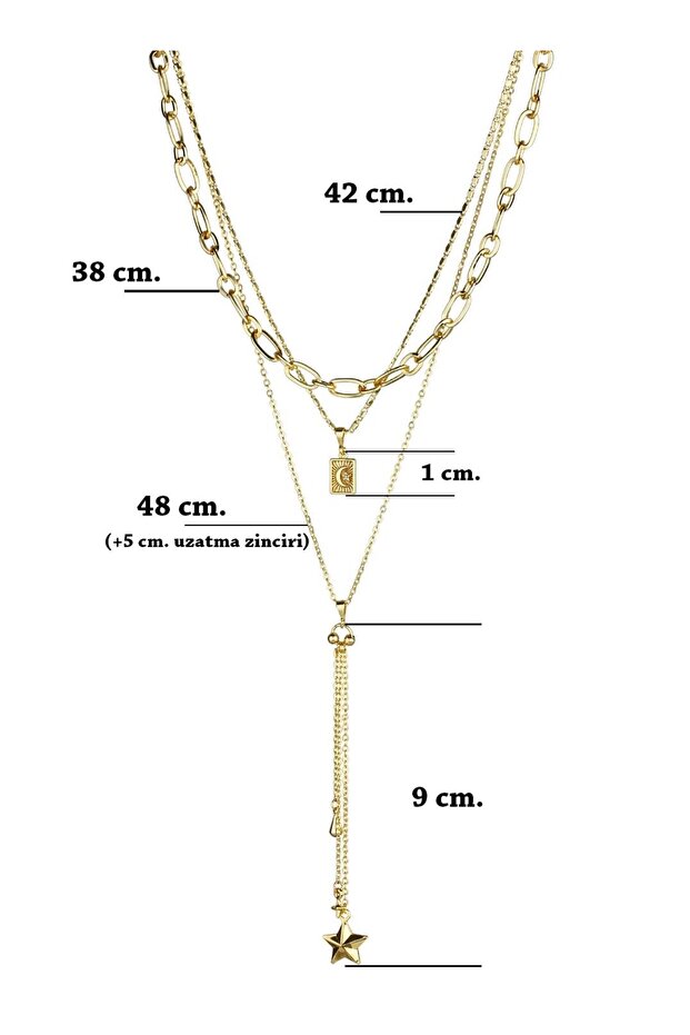 الثنائي مزيج سلسلة قلادة - 5