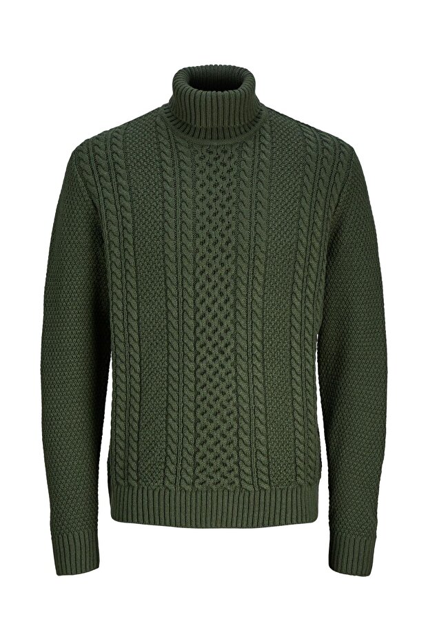 Rollkragenpullover Einfarbig Rollkragenpullover - 2