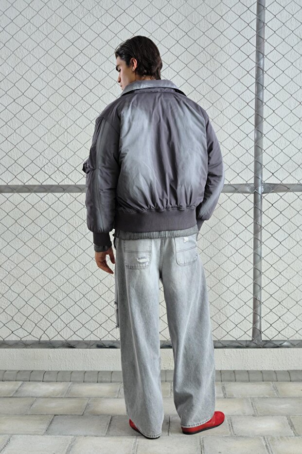 EFEKTLİ BOMBER CEKET - 3